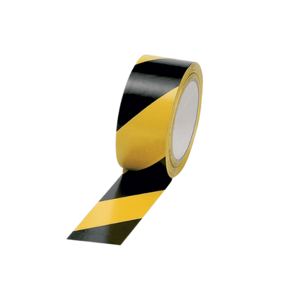 Hazard Tape Yellow/Black 72mmx 500M | Beacon International